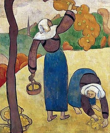 Emile Bernard Breton peasants Spain oil painting art